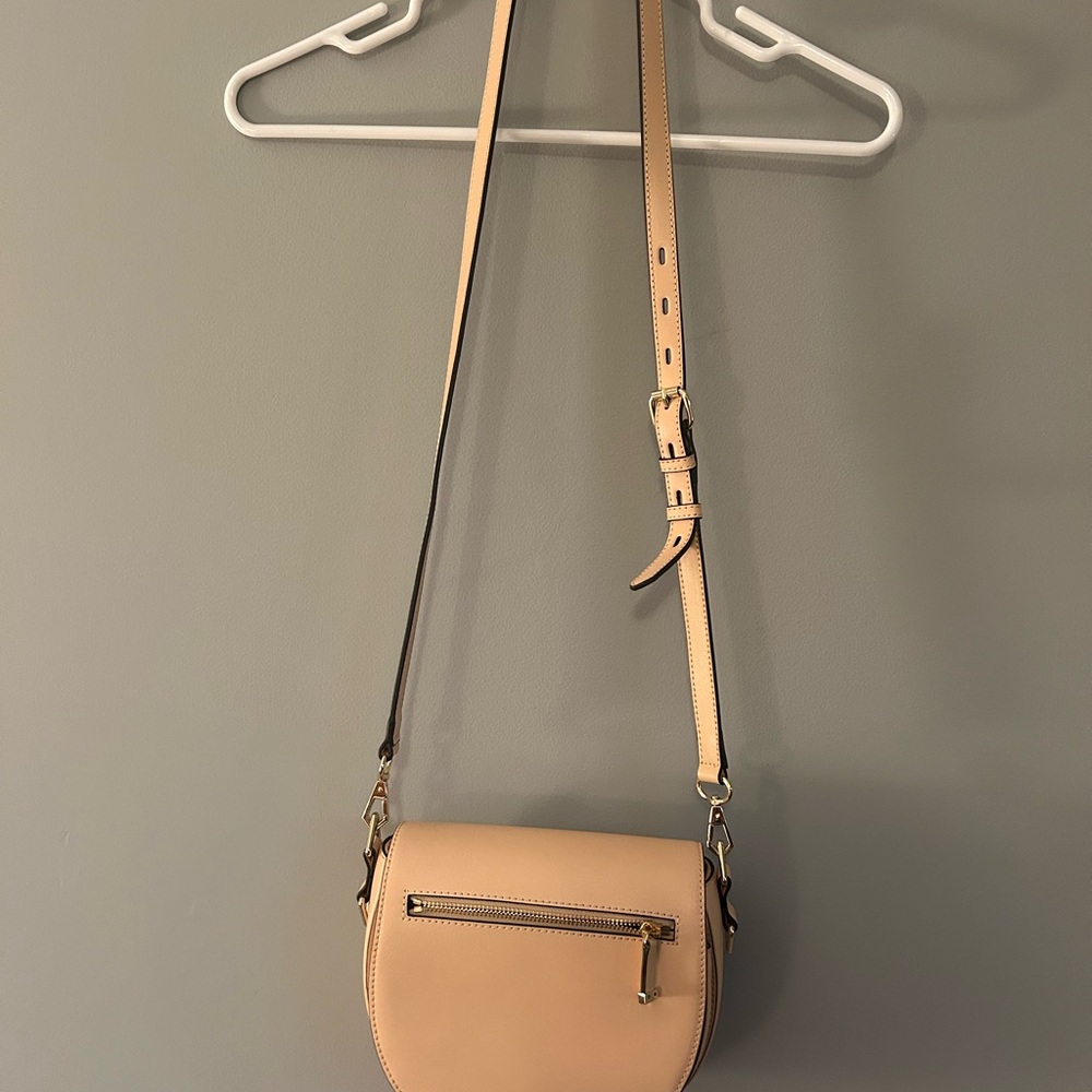 Rebecca Minkoff Leather Ballet Slipper Pink Astor Saddlebag Crossbody Purse NWOT